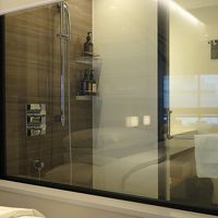 バスルームはシャワーブースのみでしたが、大浴場もあります