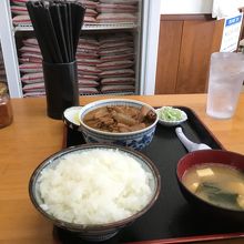 もつ煮　大　定食