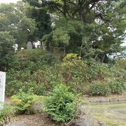 川越城本丸御殿の南側のエリアにあります。