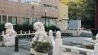 子供の遊び場もある