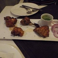インド料理は当然食べれます。これはタンドリーチキン