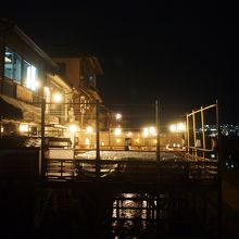 川床席からの景色