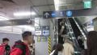 地下鉄ソウル駅は、１、４号線が走っています