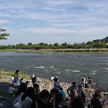 嵐山付近の桂川