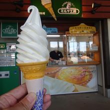 ミルクの味が濃厚で美味しかった！