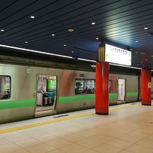 新千歳空港駅にて