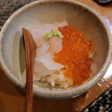 海老といくらの小丼