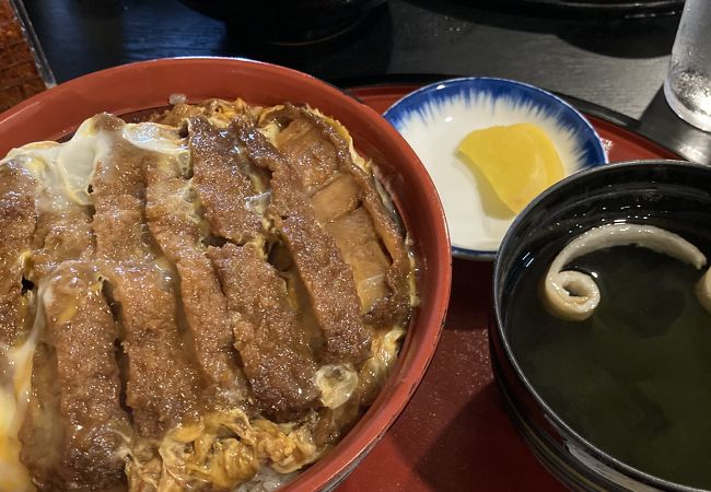 質より量てきなカツ丼