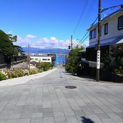 上がった先に神社も