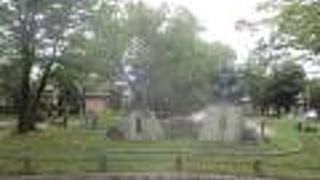 古戦場跡でもあり、公園でもあり