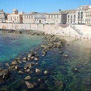 オルティジャ島の東海岸沿い