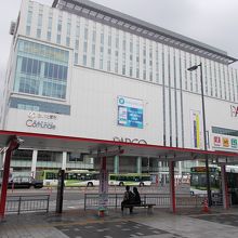 駅からの景観です。