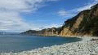 キャンプ場の前にある