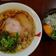 コクが深い尾道ラーメン