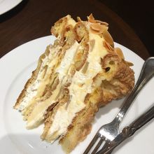 洋梨のミルフィーユ