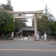 木々に覆われた静かな神社です。