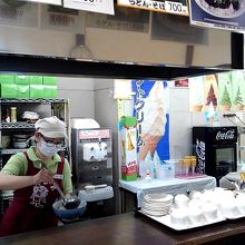 道の駅庄内の食堂