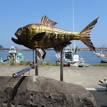 金目鯛のオブジェ