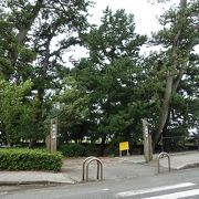 土肥の中心街にある公園