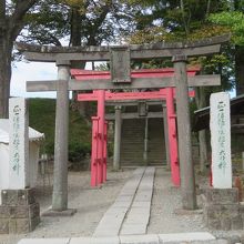 天守閣の北側にあります