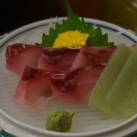 鯉の洗い　（私は少し苦手）