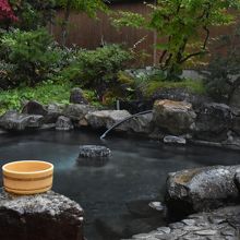 雨で入れなかった露天風呂