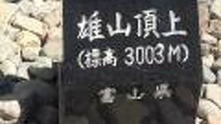 山頂は祠の隣です。