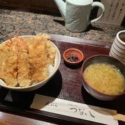 いか海老天丼！