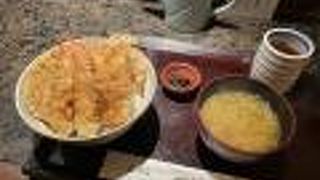 いか海老天丼！