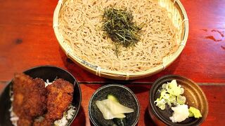 地元の方お勧めの美味しい蕎麦。