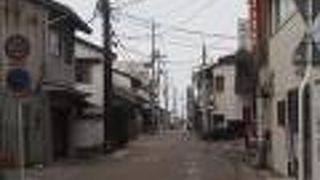 稲佐の浜への道