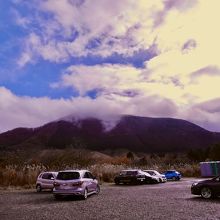 駐車場。遠いです。