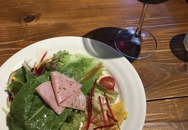 パスタランチを2人でシェア