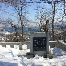 石川啄木の歌碑があります