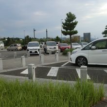 車の数は少ないです