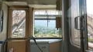 吉野川沿いを走る特急