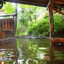 貸切露天風呂、母里の湯