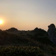 壱岐島黒崎半島にある、猿にそっくりな岩