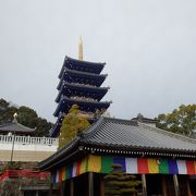 真言宗中山寺に再建された五重塔