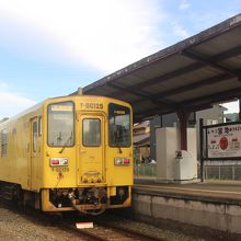 たった１両の列車でした