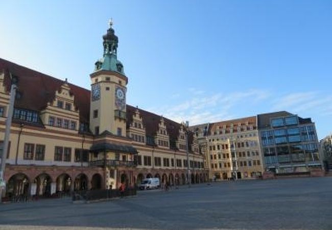 2019年5月 Leipzig　ライプツィヒ Marktplatz マルクト広場♪