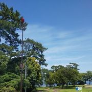 別府温泉で海岸沿いにある公園