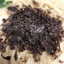 後半で「黒ばら海苔」を…