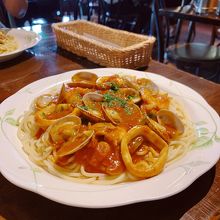 地中海風スパゲティ