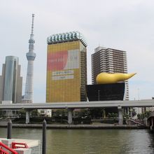 橋を渡り切った展望所より