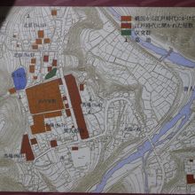 江戸時代の集落地図　今はダムの底です