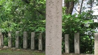 芭蕉が来た神社です
