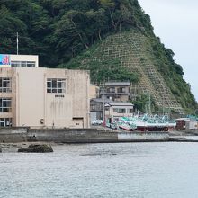 小湊港から鯛の浦方向