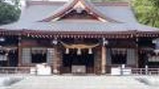 水前寺成趣園内の大きな神社でした。