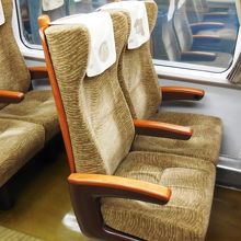 リニューアルされた座席